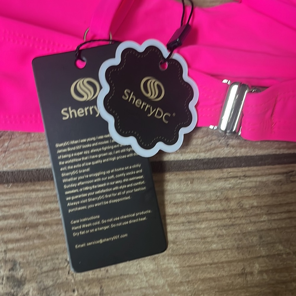 SherryDC | Scoop Neck Push up Padded Thong Bikini - Picture 6 of 6